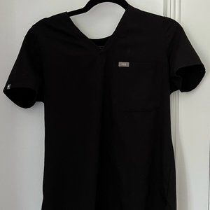 Figs Black Scrubs Set